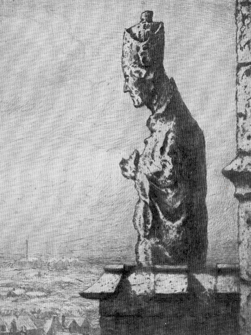 stone carving of St Botolph