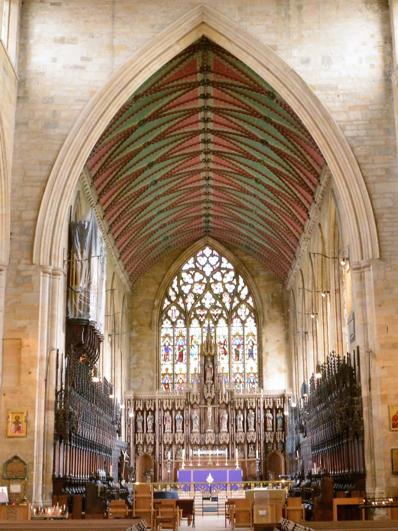 The Choir and High Alter inside St Botolph’s Church