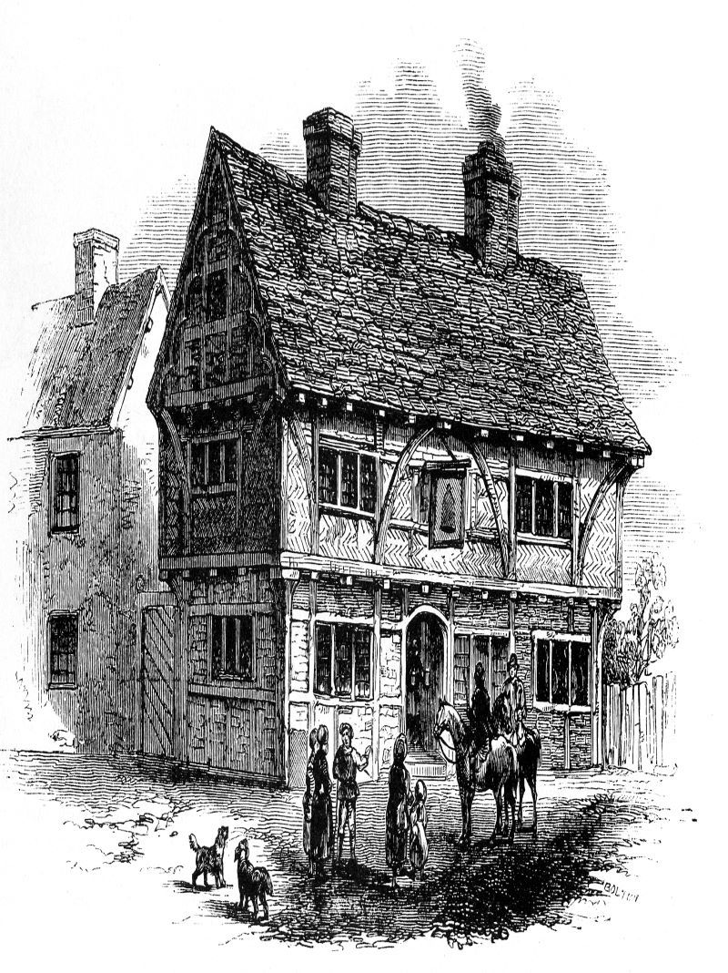 An artistic depiction of John Foxe's House