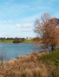 an image of Grimthorpe Castle from far away